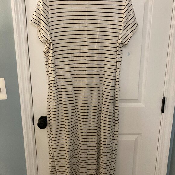 Hatch Maternity Nursing Easy Going Striped Tee Dress Size 2 - Picture 6 of 7